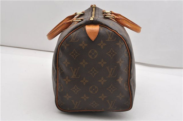 Authentic Louis Vuitton Monogram Speedy 30 Hand Boston Bag M41526 LV 1099G