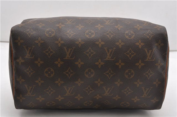 Authentic Louis Vuitton Monogram Speedy 30 Hand Boston Bag M41526 LV 1099G