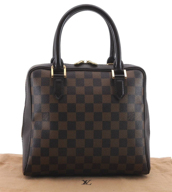 Authentic Louis Vuitton Damier Brera Hand Bag N51150 LV 1100D