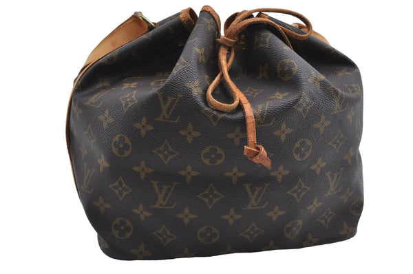 Authentic Louis Vuitton Monogram Petit Noe Shoulder Bag M42226 LV 1100E