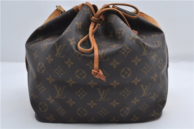 Authentic Louis Vuitton Monogram Petit Noe Shoulder Bag M42226 LV 1100E