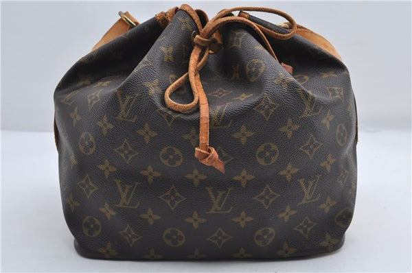 Authentic Louis Vuitton Monogram Petit Noe Shoulder Bag M42226 LV 1100E