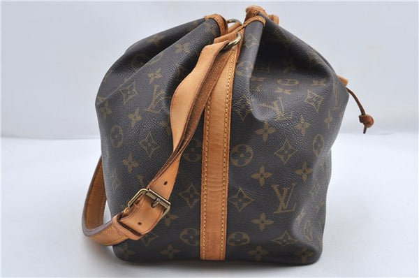 Authentic Louis Vuitton Monogram Petit Noe Shoulder Bag M42226 LV 1100E