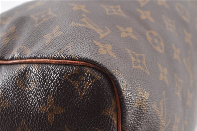 Authentic Louis Vuitton Monogram Speedy 30 Hand Boston Bag M41526 LV 1100G