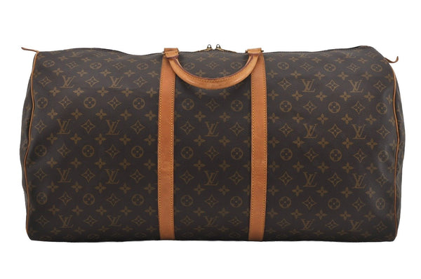 Authentic Louis Vuitton Monogram Keepall 60 Travel Boston Bag M41422 LV 1100I