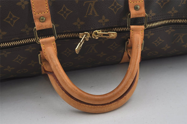 Authentic Louis Vuitton Monogram Keepall 60 Travel Boston Bag M41422 LV 1100I