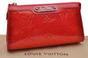 Authentic Louis Vuitton Vernis Trousse Cosmetic Pouch Red Pink M93647 LV 1101D