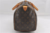 Authentic Louis Vuitton Monogram Speedy 30 Hand Boston Bag M41526 LV 1101G