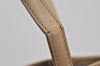 Authentic Christian Dior Panarea Cannage Tote Bag PVC Leather Beige 1103I
