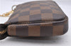 Authentic Louis Vuitton Damier Mini Pochette Accessoires Pouch N58009 LV 1104D