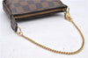 Authentic Louis Vuitton Damier Mini Pochette Accessoires Pouch N58009 LV 1104D