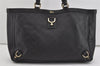Authentic GUCCI Guccissima Abbey Shoulder Tote Bag GG Leather 141472 Black 1104I