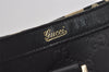 Authentic GUCCI Guccissima Abbey Shoulder Tote Bag GG Leather 141472 Black 1104I