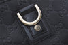 Authentic GUCCI Guccissima Abbey Shoulder Tote Bag GG Leather 141472 Black 1104I