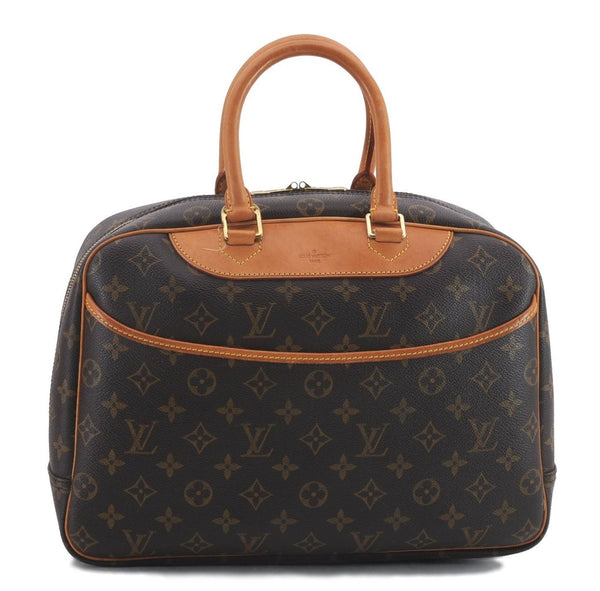 Authentic Louis Vuitton Monogram Deauville Hand Bag M47270 LV 1106D