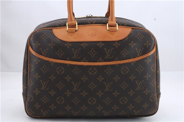 Authentic Louis Vuitton Monogram Deauville Hand Bag M47270 LV 1106D