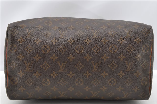 Authentic Louis Vuitton Monogram Speedy 35 Hand Boston Bag M41524 LV 1106G