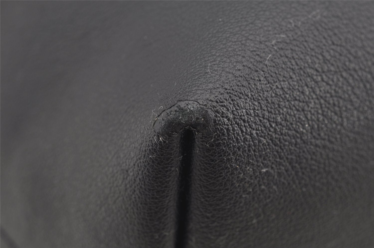 Authentic SAINT LAURENT Vintage Shoulder Tote Bag Leather GUE600281 Black 1106I