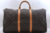 Auth Louis Vuitton Monogram Keepall Bandouliere 50 Boston Bag M41416 LV 1107D