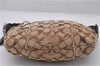 Authentic COACH Signature Shoulder Hand Bag Canvas Leather 6267 Brown 1107F