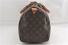 Authentic Louis Vuitton Monogram Speedy 35 Hand Boston Bag M41524 LV 1107G