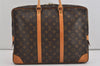 Authentic Louis Vuitton Monogram Porte Documents Voyage M53361 Briefcase 1107I