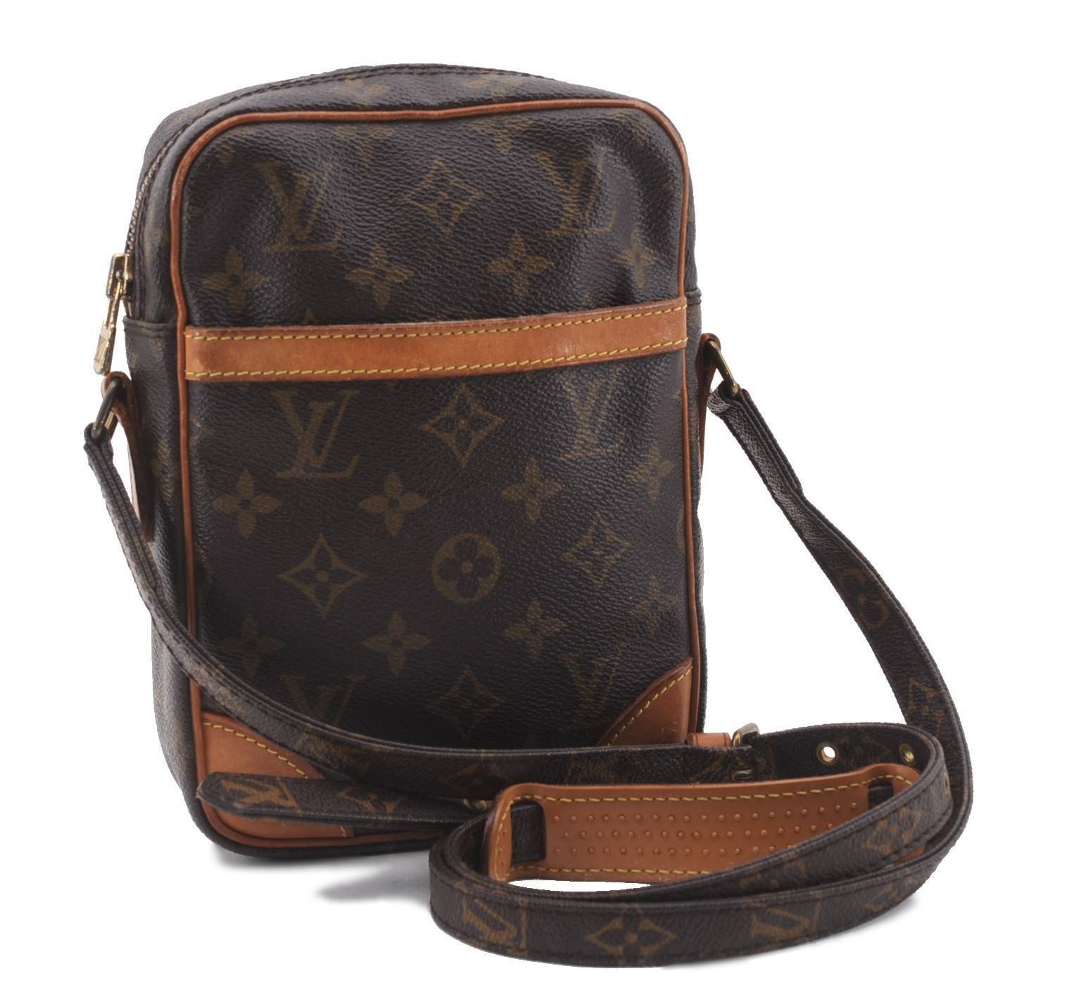 Authentic LOUIS VUITTON Monogram Danube Shoulder Cross Body Bag M45266 LV 1108C