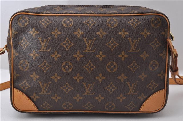 Auth Louis Vuitton Monogram Trocadero 30 Shoulder Cross Body Bag M51272 LV 1108D