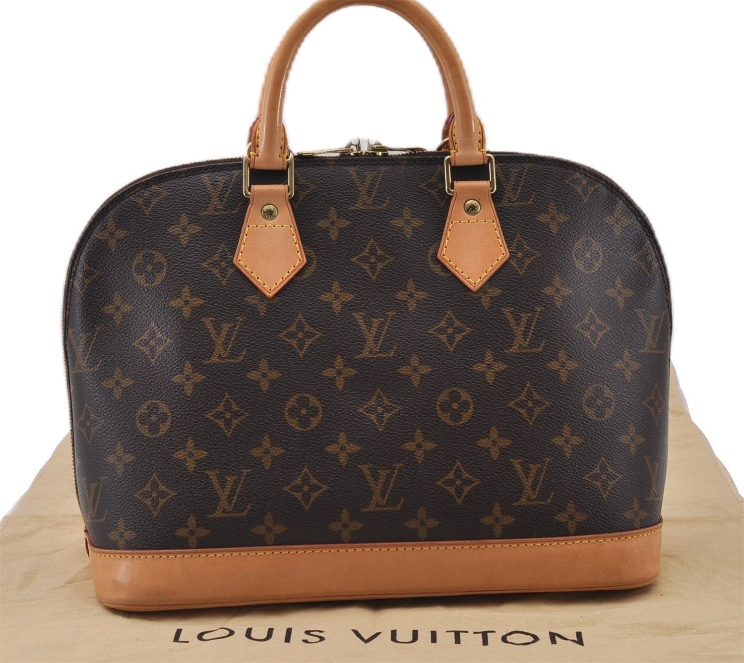 Authentic Louis Vuitton Monogram Alma Hand Bag Purse M51130 LV 1108F