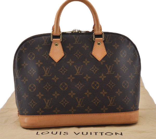 Authentic Louis Vuitton Monogram Alma Hand Bag Purse M51130 LV 1108F