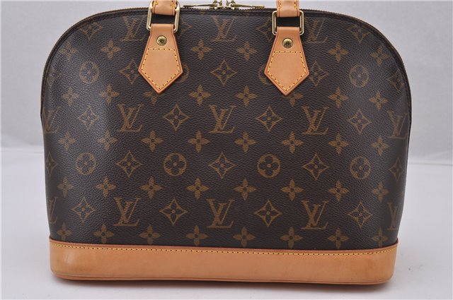 Authentic Louis Vuitton Monogram Alma Hand Bag Purse M51130 LV 1108F