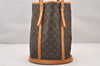 Authentic Louis Vuitton Monogram Bucket GM Shoulder Tote Bag M42236 Junk 1108I