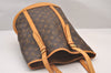 Authentic Louis Vuitton Monogram Bucket GM Shoulder Tote Bag M42236 Junk 1108I