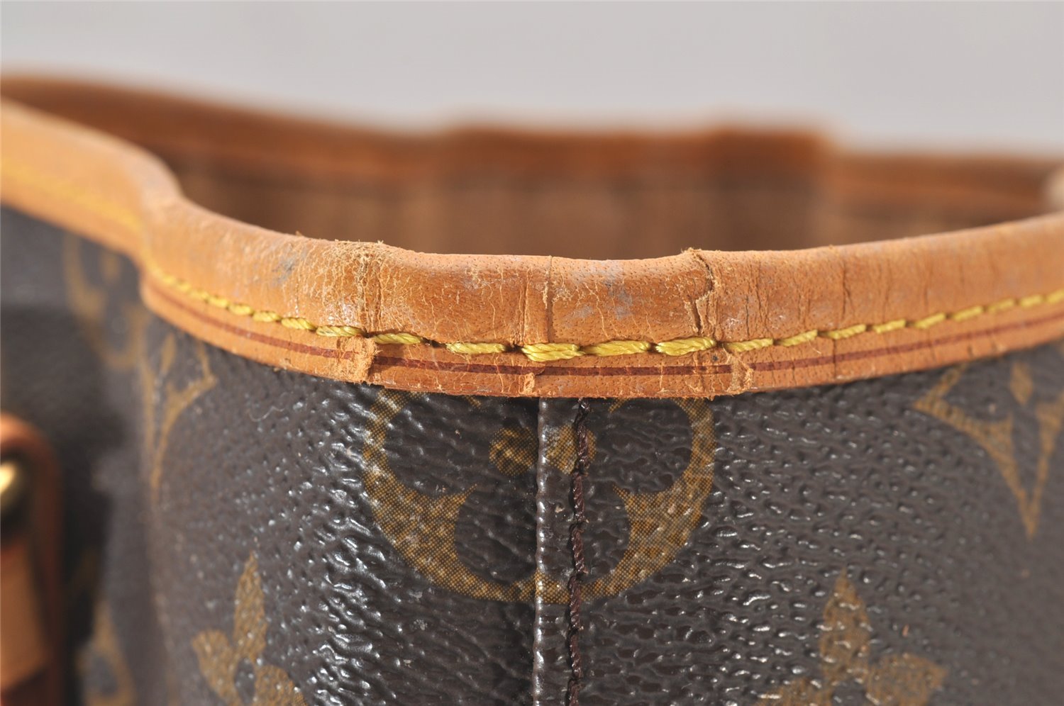 Authentic Louis Vuitton Monogram Bucket GM Shoulder Tote Bag M42236 Junk 1108I