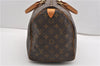 Authentic Louis Vuitton Monogram Speedy 35 Hand Boston Bag M41524 LV 1109G