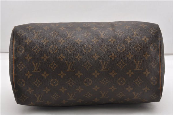 Authentic Louis Vuitton Monogram Speedy 35 Hand Boston Bag M41524 LV 1109G