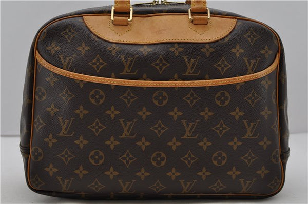 Authentic Louis Vuitton Monogram Deauville Hand Bag Purse M47270 LV 1111D