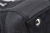 Authentic COACH Signature Shoulder Hand Bag Canvas Leather 11589 Black 1111F