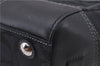 Authentic COACH Signature Shoulder Hand Bag Canvas Leather 11589 Black 1111F