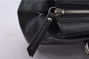 Authentic COACH Signature Shoulder Hand Bag Canvas Leather 11589 Black 1111F
