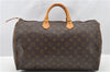 Authentic Louis Vuitton Monogram Speedy 40 Hand Boston Bag M41522 LV 1111G