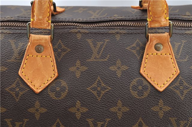 Authentic Louis Vuitton Monogram Speedy 40 Hand Boston Bag M41522 LV 1111G