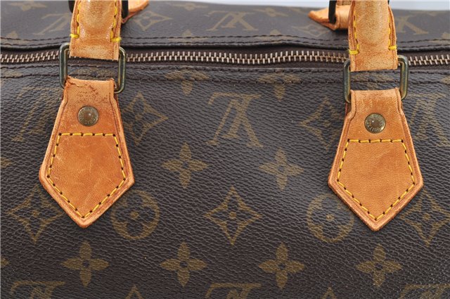 Authentic Louis Vuitton Monogram Speedy 40 Hand Boston Bag M41522 LV 1111G