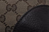 Authentic GUCCI Shoulder Cross Body Bag GG Canvas Leather 114273 Brown 1112I