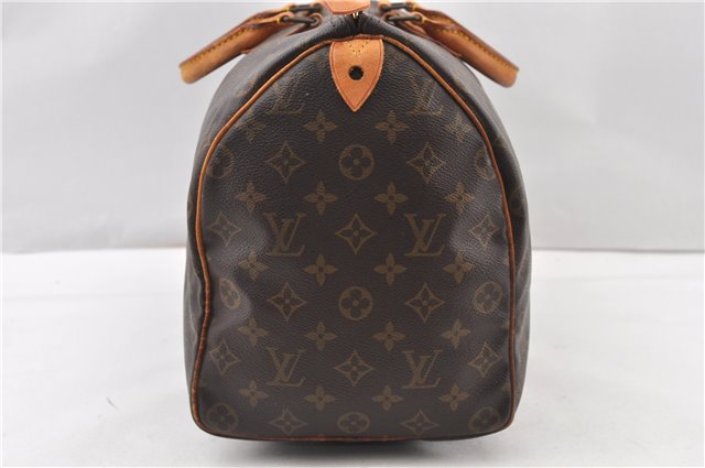 Authentic Louis Vuitton Monogram Speedy 40 Hand Boston Bag M41522 LV 1113G