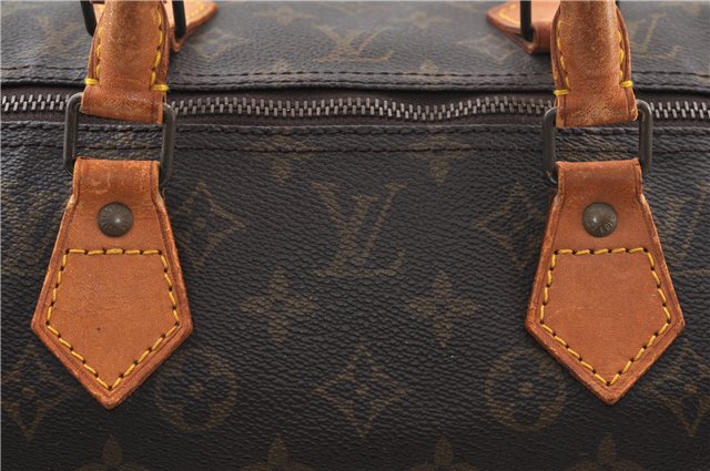 Authentic Louis Vuitton Monogram Speedy 40 Hand Boston Bag M41522 LV 1113G