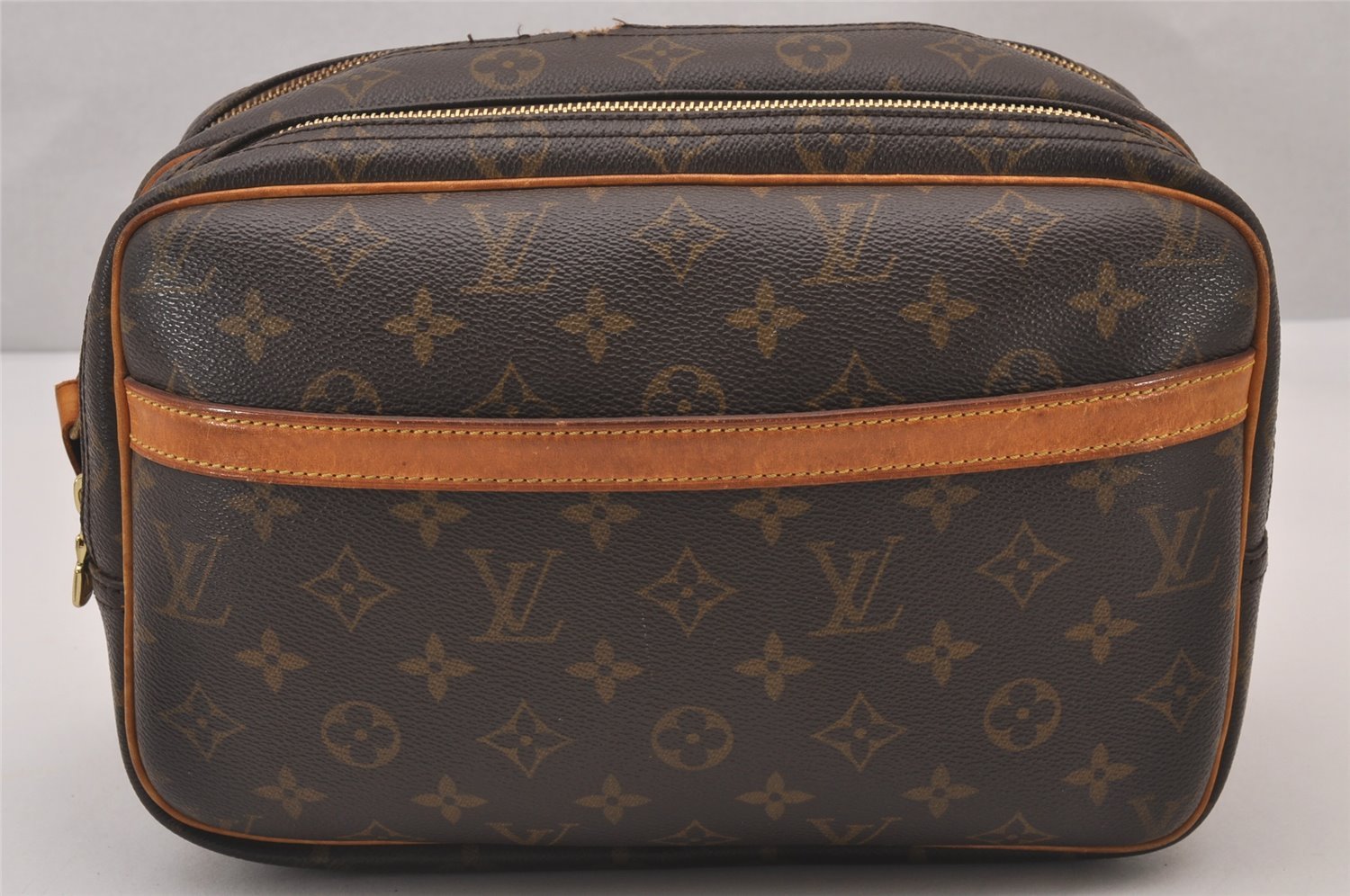 Authentic Louis Vuitton Monogram Reporter PM Shoulder Cross Bag M45254 LV 1113I