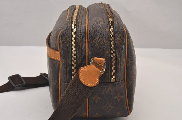Authentic Louis Vuitton Monogram Reporter PM Shoulder Cross Bag M45254 LV 1113I