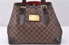 Authentic Louis Vuitton Damier Hampstead MM Shoulder Tote Bag N51204 LV 1114F