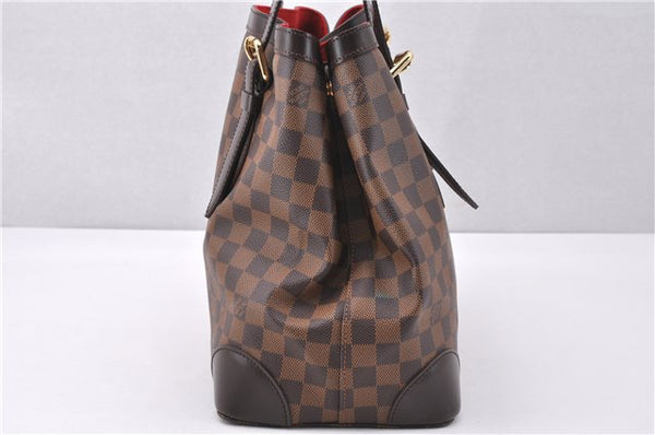 Authentic Louis Vuitton Damier Hampstead MM Shoulder Tote Bag N51204 LV 1114F